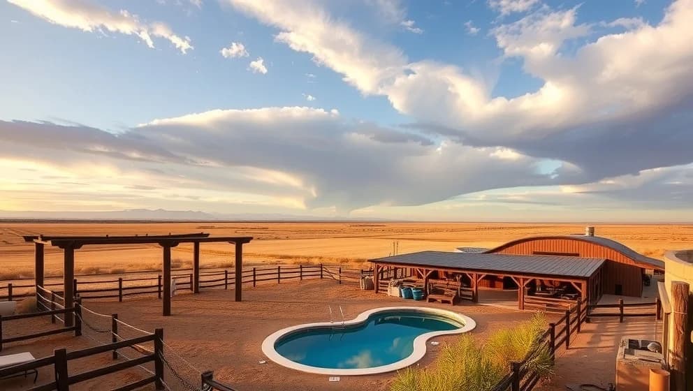 Sun Dance Ranch i södra Texas